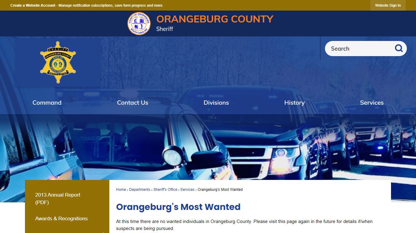 Orangeburg's Most Wanted | Orangeburg County, SC