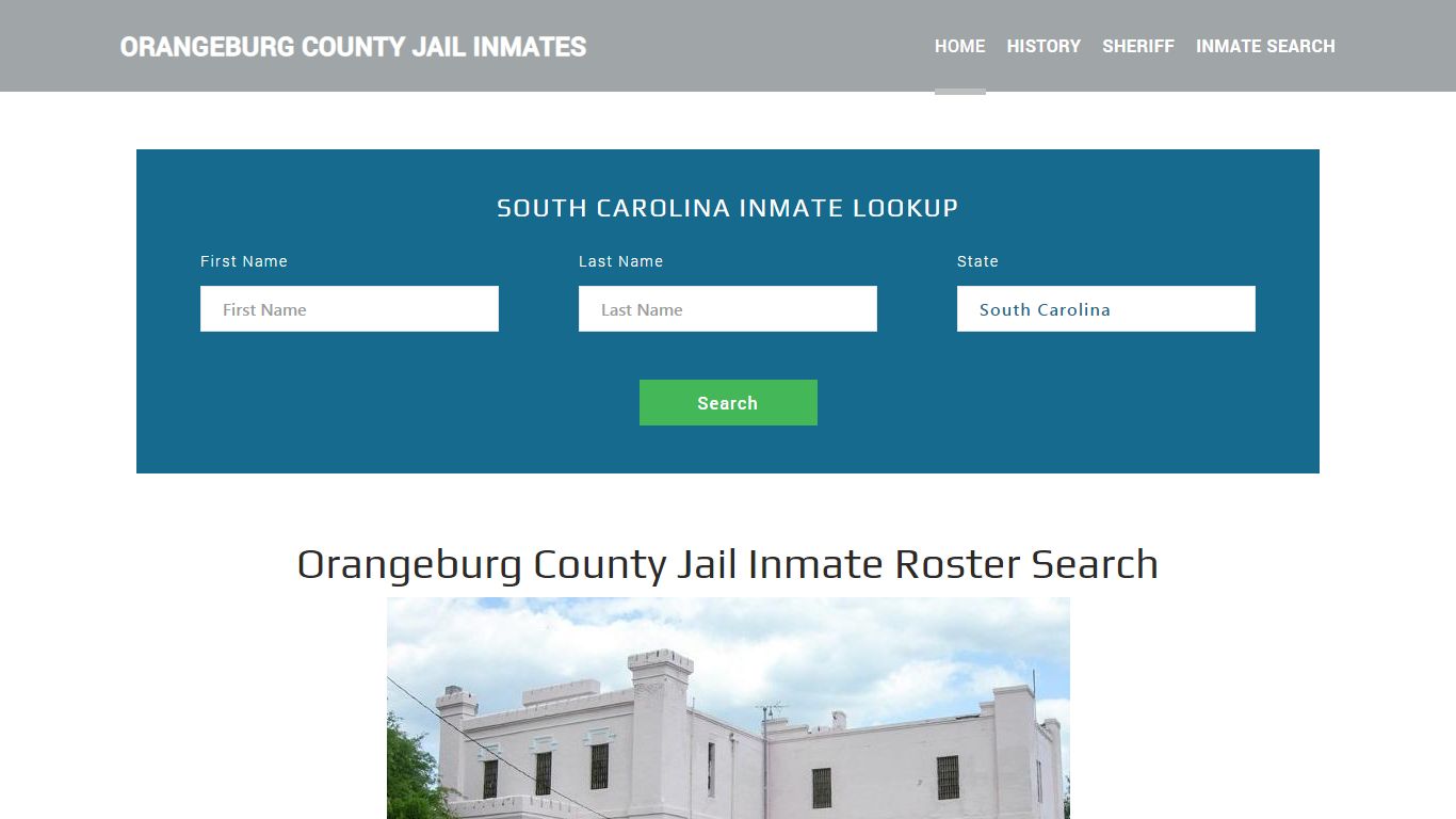 Orangeburg County Jail Inmate Roster Lookup, Orangeburg, SC